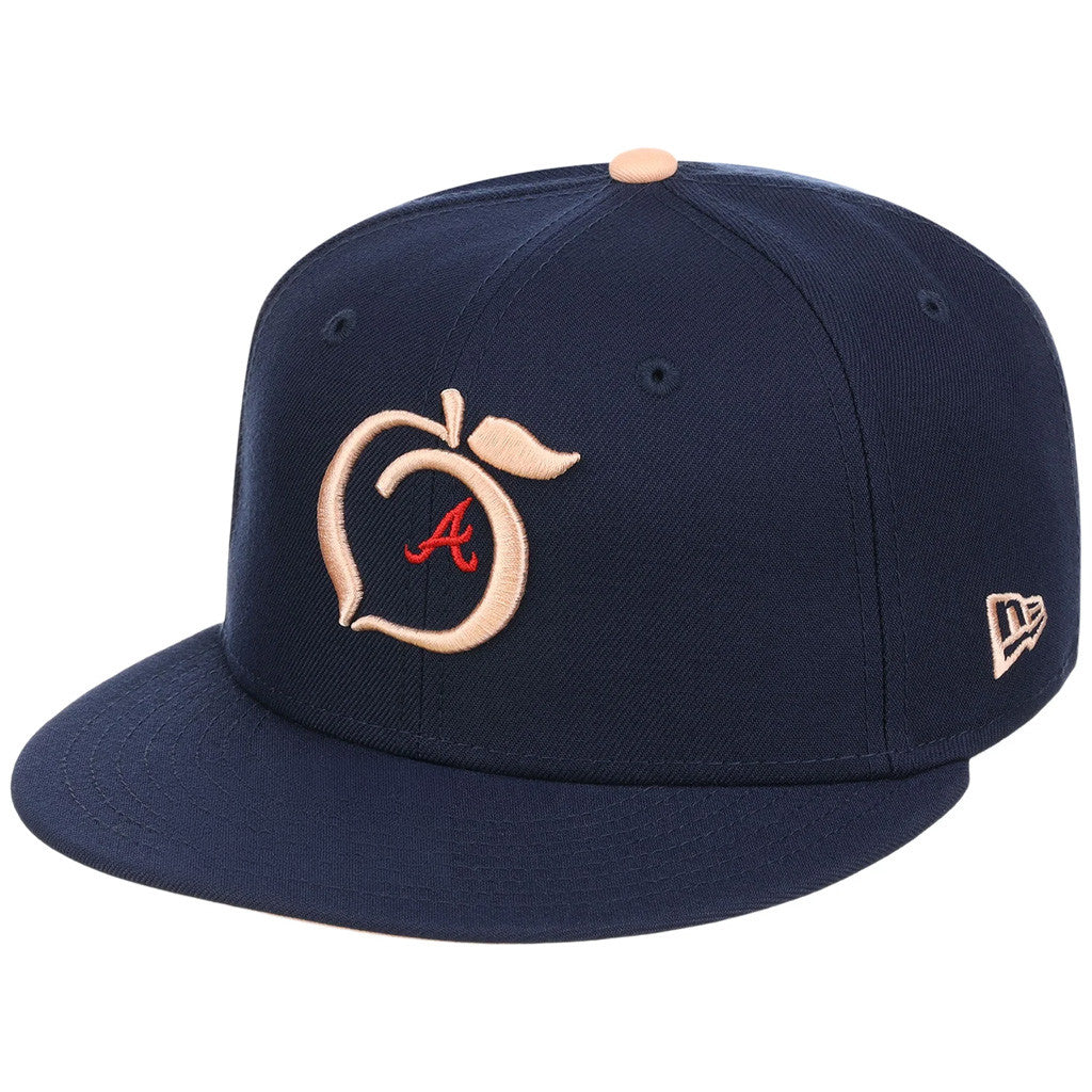 Lids Hat Drop Atlanta Crown The City Merch Atlanta Braves Peach Snapback Hat Cool Baseball Gift - Merchluma