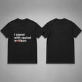 I Stand With Rachel Wolfson Shirt Support Rachel Wolfson T-Shirt Black Gifts For Him Her - Merchluma