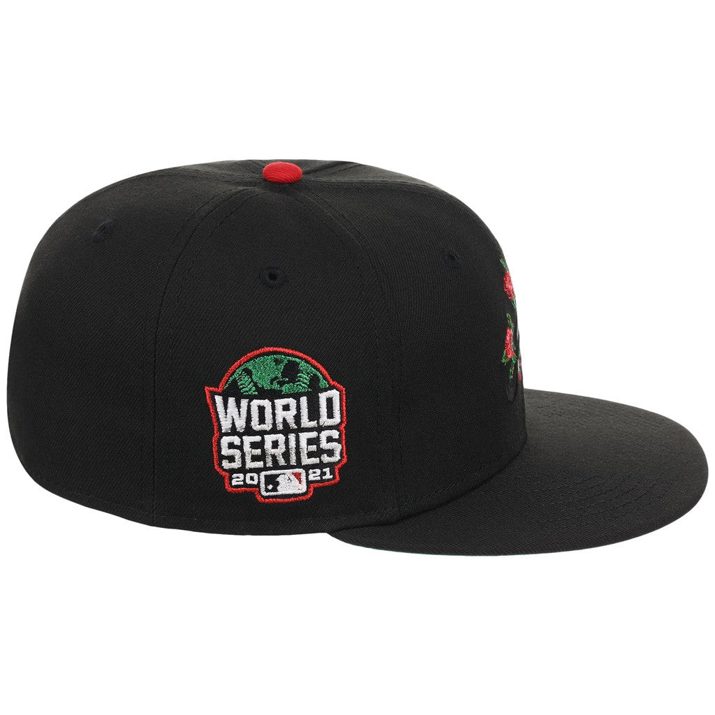 Lids Hat Drop Atlanta Crown The City Merch Atlanta Braves Roses Atlanta Snapback Hat Fan Gear - Merchluma
