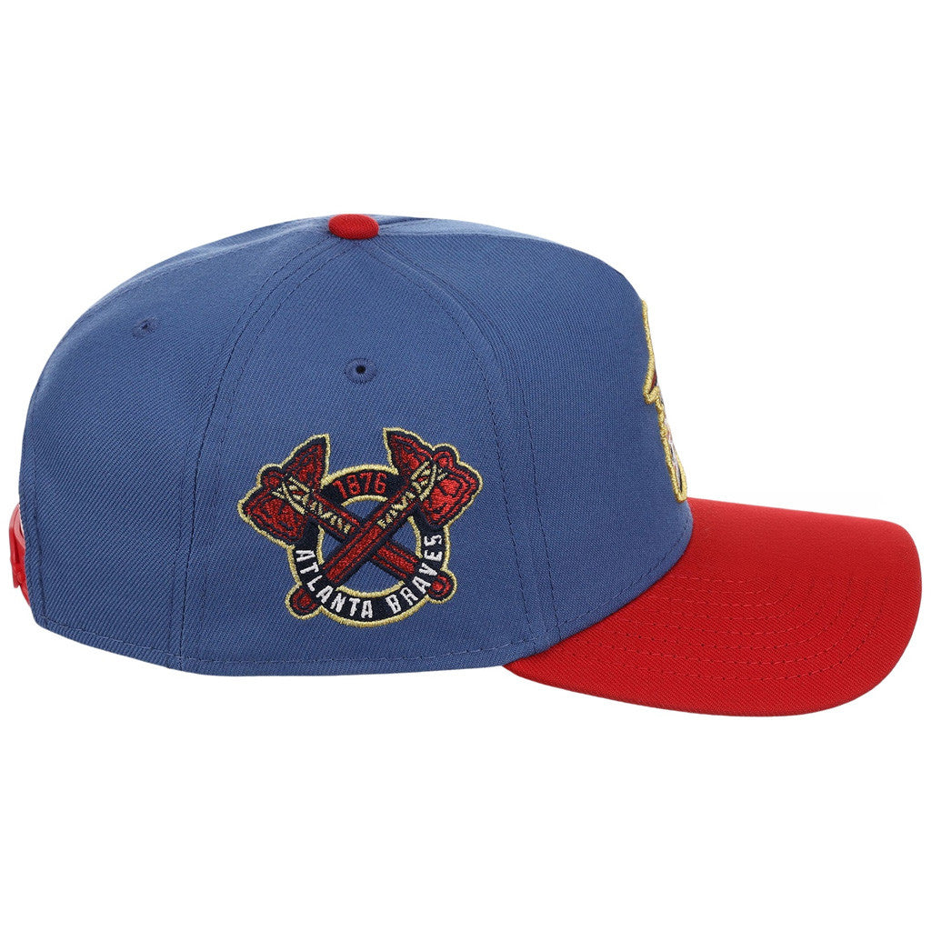 Lids Hat Drop Atlanta Crown The City Merch Atlanta Braves Skull Embroidered Hat Fan Gift Ideas - Merchluma