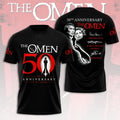 The Omen Merch He's The Beginning Of The End Shirt 50 Years Horror Movie Anniversary Tee - Merchluma