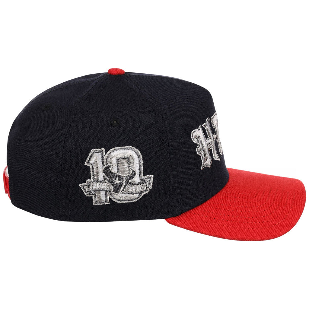 Lids Hat Drop Houston Crown The City Merch Houston Texans H-Town Embroidered Hat Fan Gifts - Merchluma