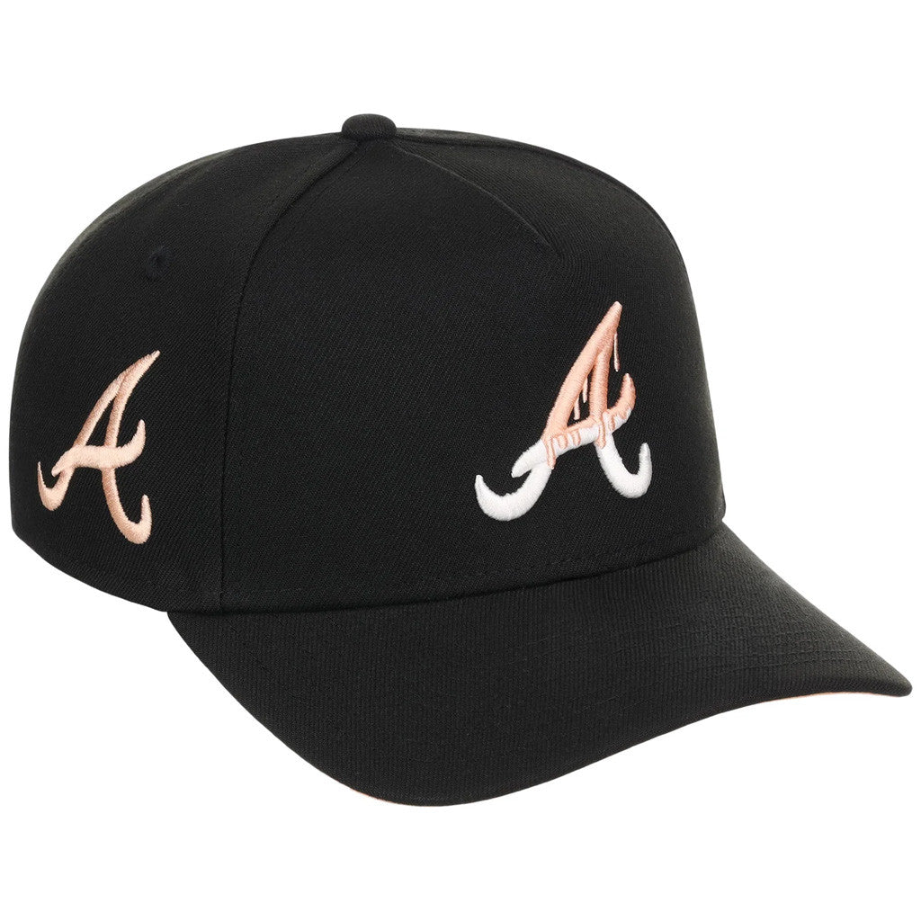 Lids Hat Drop Atlanta Crown The City Merch Atlanta Braves Peach Drip Hat Embroidered Fan Gifts - Merchluma
