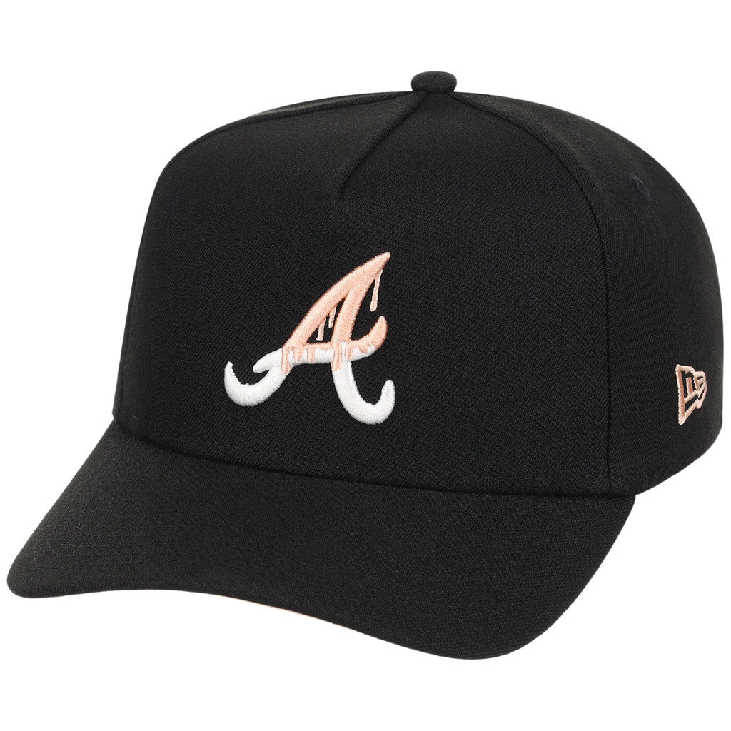 Lids Hat Drop Atlanta Crown The City Merch Atlanta Braves Peach Drip Hat Embroidered Fan Gifts - Merchluma