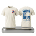 South Bend Cubs Swing Sip Repeat 2026 Shirt SB Cubs Merch Gifts For Baseball Fans - Merchluma