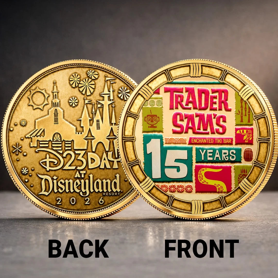 D23 2026 Anniversary Coin Disneyland Small World 60th Celebration Collectible Keepsake - Merchluma