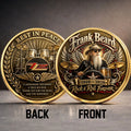 Frank Beard 1949 2026 Commemorative Coin In Memoriam ZZ Top Rock Band Drummer Tribute Merch - Merchluma