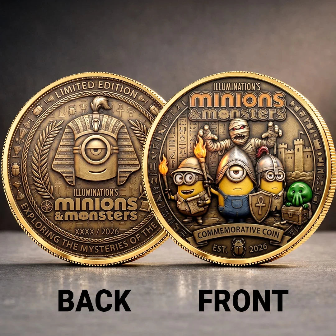 Minions And Monsters 2026 Commemorative Coin Display Room Decor Collectible Gifts - Merchluma