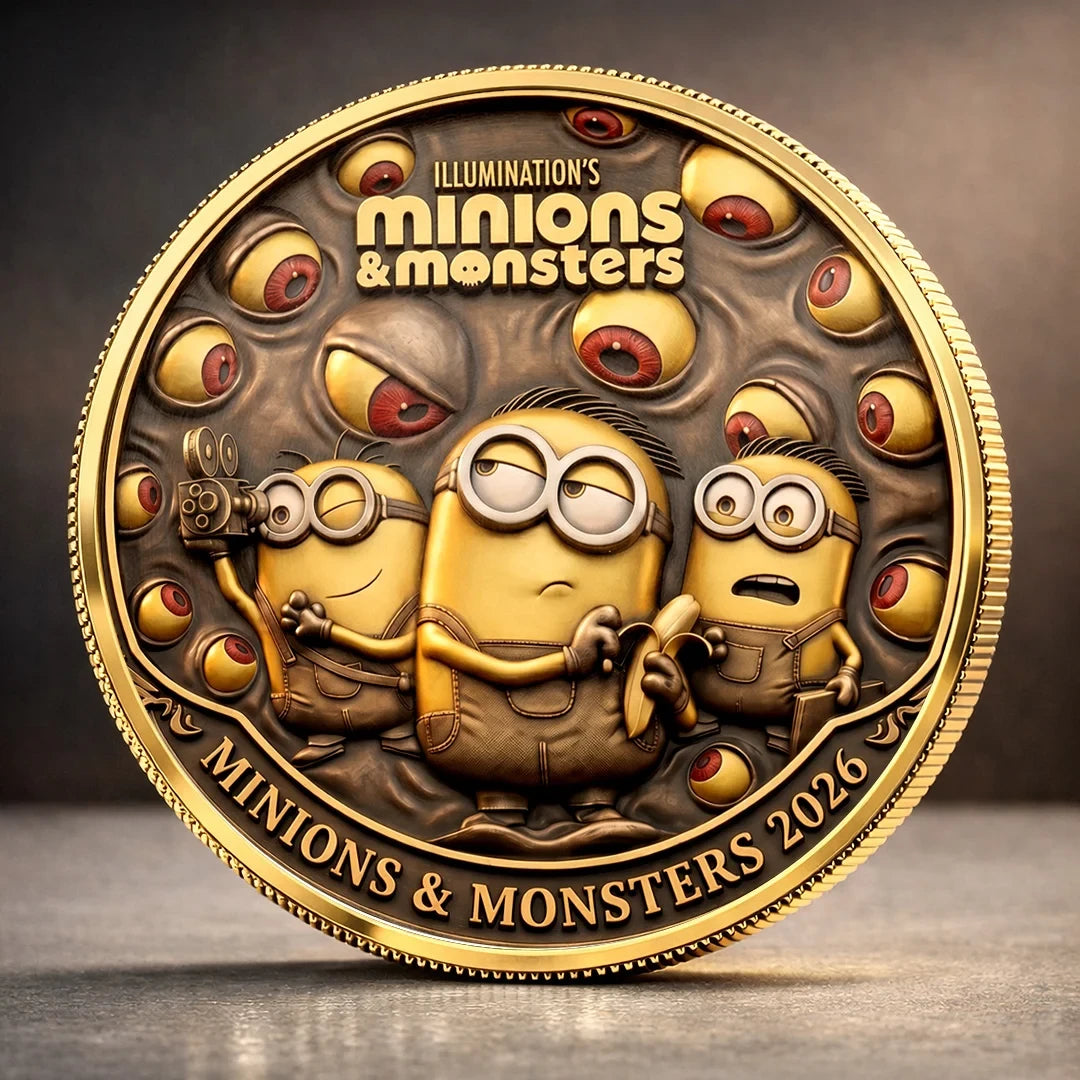 Minions And Monsters 2026 Commemorative Coin Egyptian Adventure Collectible Gifts - Merchluma