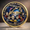 Star Trek 60th Anniversary Commemorative Coin The Original Series Collectible Star Trek Merch - Merchluma