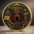 The Omen 50 Years Anniversary Coin 1976-2026 Horror Film Collector Keepsake The Omen Merch - Merchluma