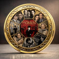 The Omen 50 Years Commemorative Coin Classic Supernatural Horror Movie Anniversary Gift - Merchluma