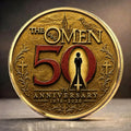 The Omen 50th Anniversary 1976-2026 Commemorative Coin Classic Horror Movie Collectible Gift - Merchluma