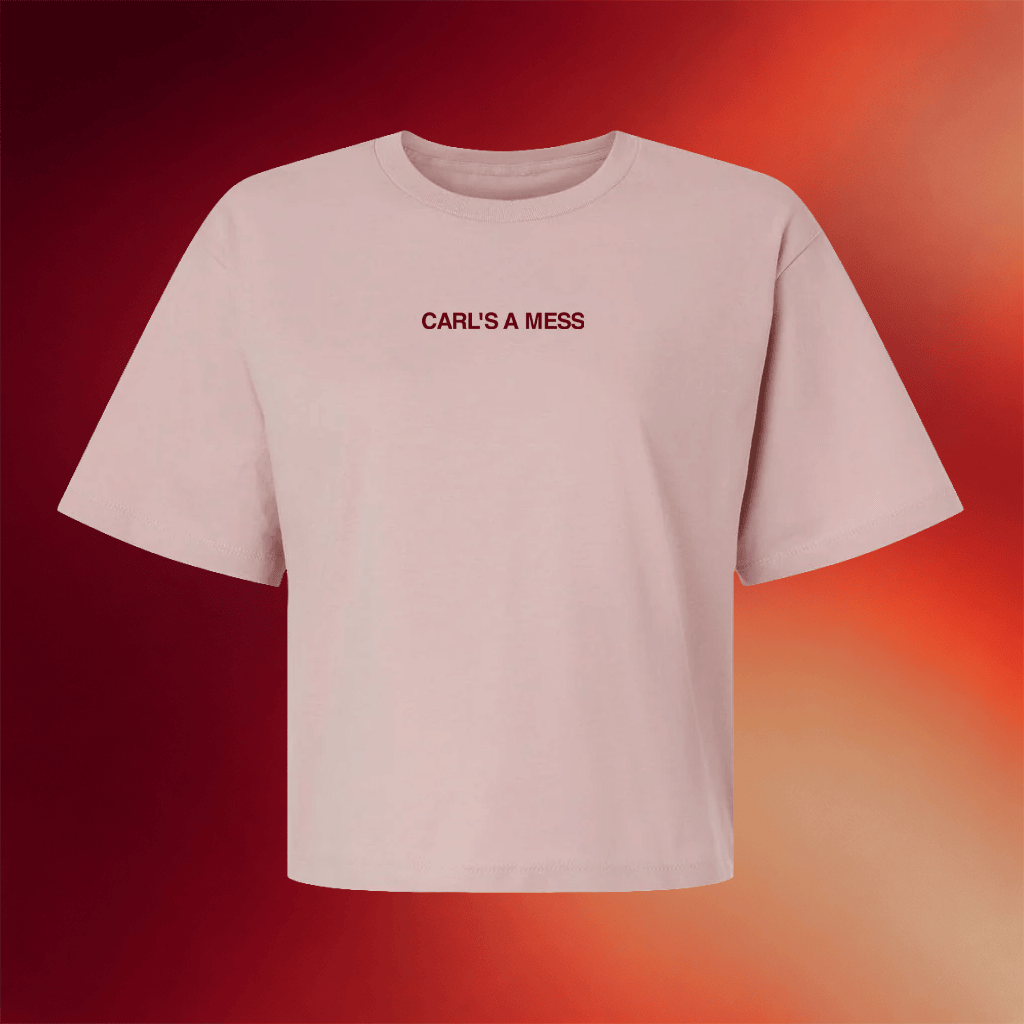 Loverboy Merch 2026 Carl's A Mess Crop Top Carl's A Mess Merch Gift For Her - Merchluma