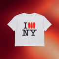 Show Me The Body Merch 2026 I Love NY Coffin Crop Tee Music Lover Gift Ideas For Her - Merchluma