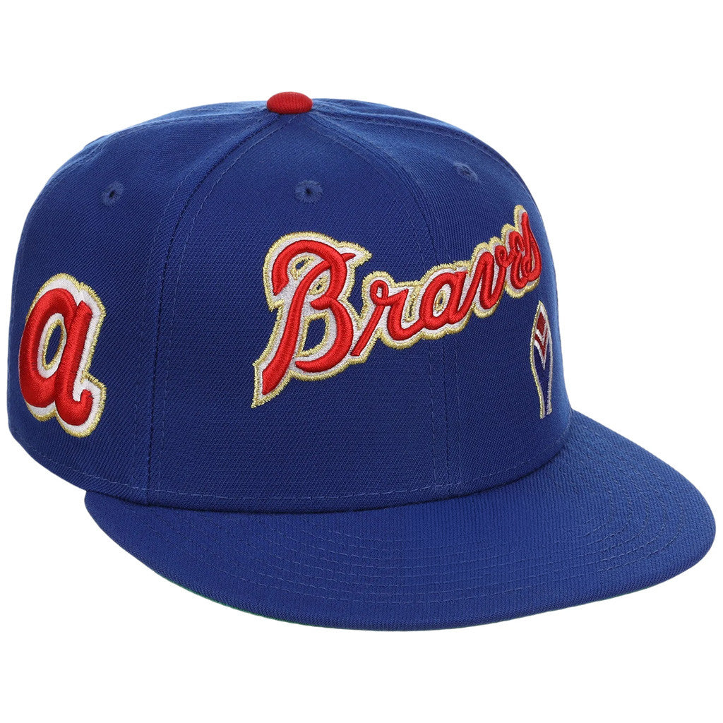 Lids Hat Drop Atlanta Crown The City Merch Atlanta Braves Coop Script Snapback Hat Gift For Fan - Merchluma