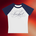 Madison Beer Merch Locket Angel Wings Raglan Baby Tee Gifts For Girlfriend - Merchluma