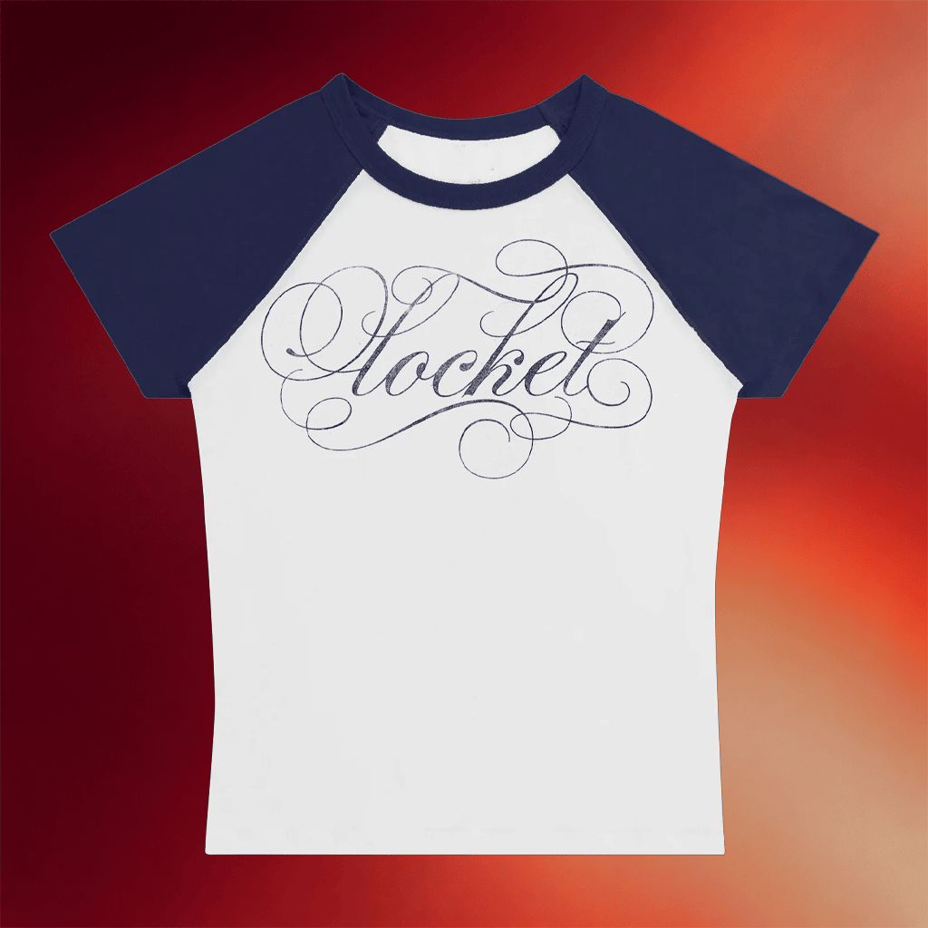 Madison Beer Merch Locket Angel Wings Raglan Baby Tee Gifts For Girlfriend - Merchluma