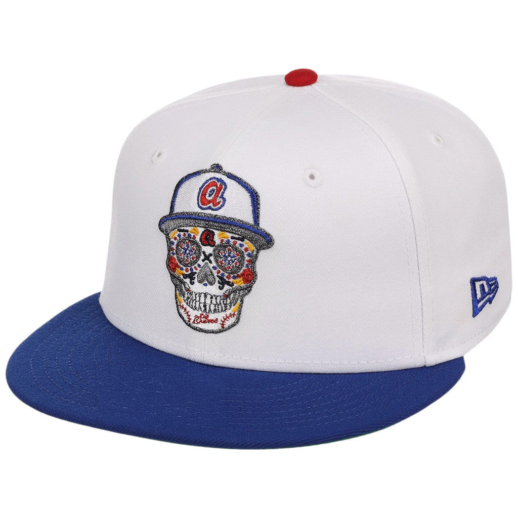 Lids Hat Drop Atlanta Crown The City Merch Atlanta Braves Skull Snapback Hat Cool Gift For Fans - Merchluma
