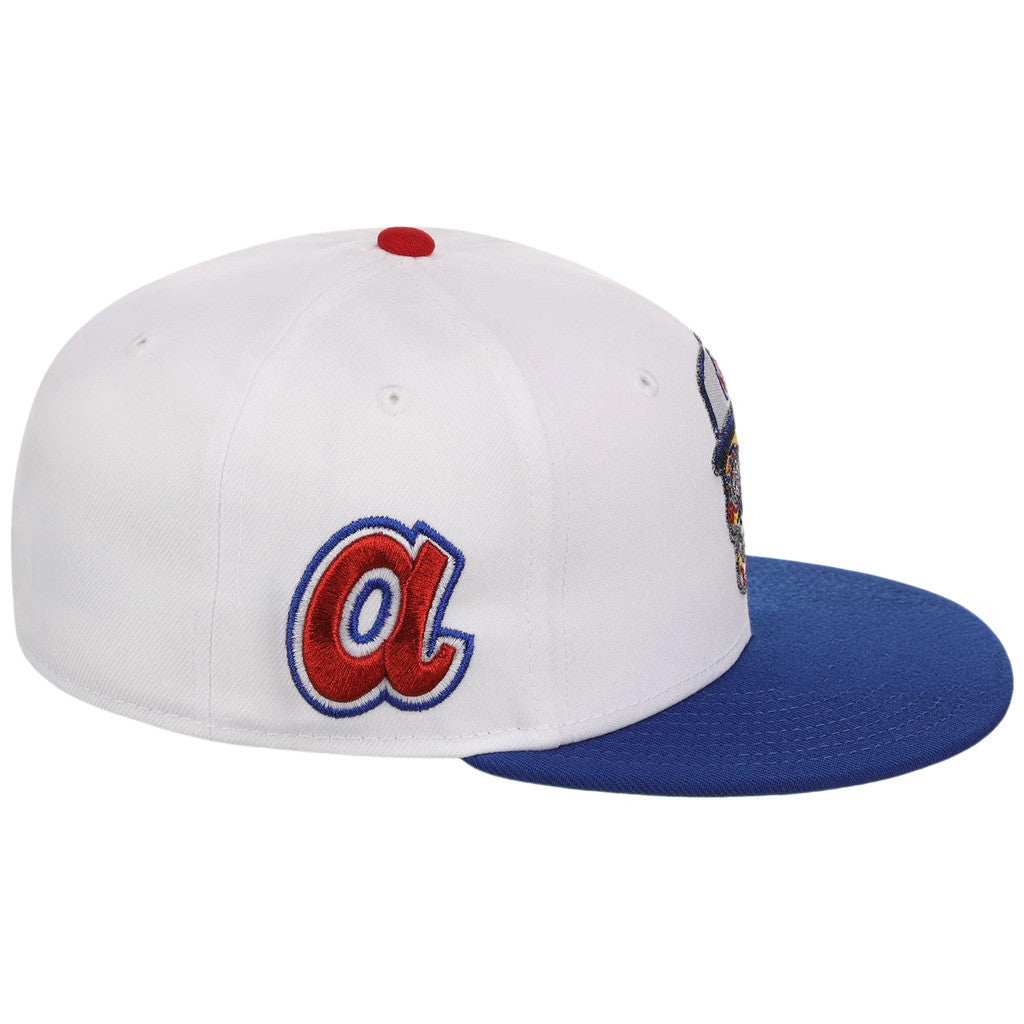 Lids Hat Drop Atlanta Crown The City Merch Atlanta Braves Skull Snapback Hat Cool Gift For Fans - Merchluma