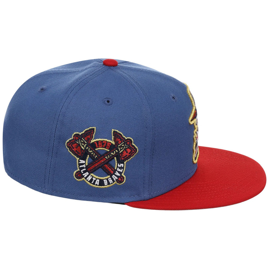 Lids Hat Drop Atlanta Crown The City Merch Atlanta Braves Skull Snapback Hat Gift For Fans - Merchluma