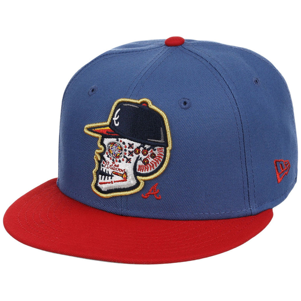 Lids Hat Drop Atlanta Crown The City Merch Atlanta Braves Skull Snapback Hat Gift For Fans - Merchluma