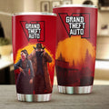Grand Theft Auto VI Tumbler GTA 6 Western Outlaw Gaming Graphic Cup Grand Theft Auto Merch - Merchluma