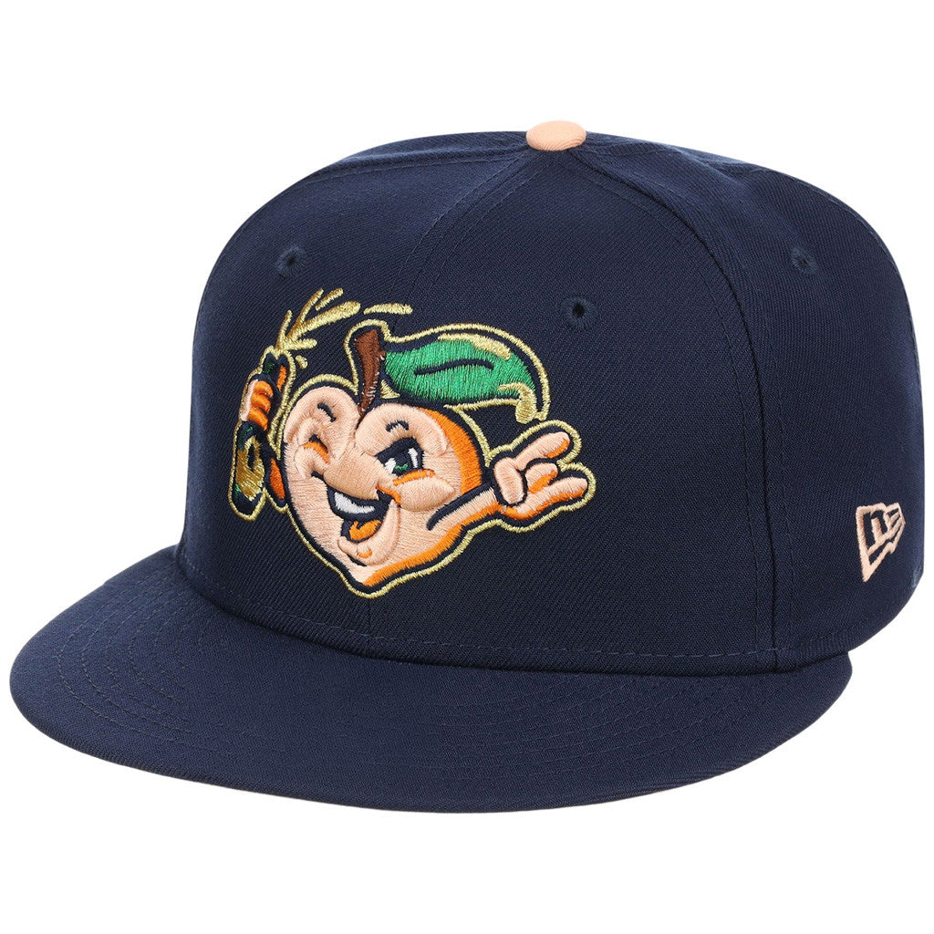 Lids Hat Drop Atlanta Crown The City Merch Augusta Greenjackets Peach Snapback Hat Embroidered - Merchluma