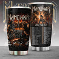 Manowar World Tour 2027 Tumbler Heavy Metal Kings Of Metal Music Fan Cup Manowar Merchandise - Merchluma