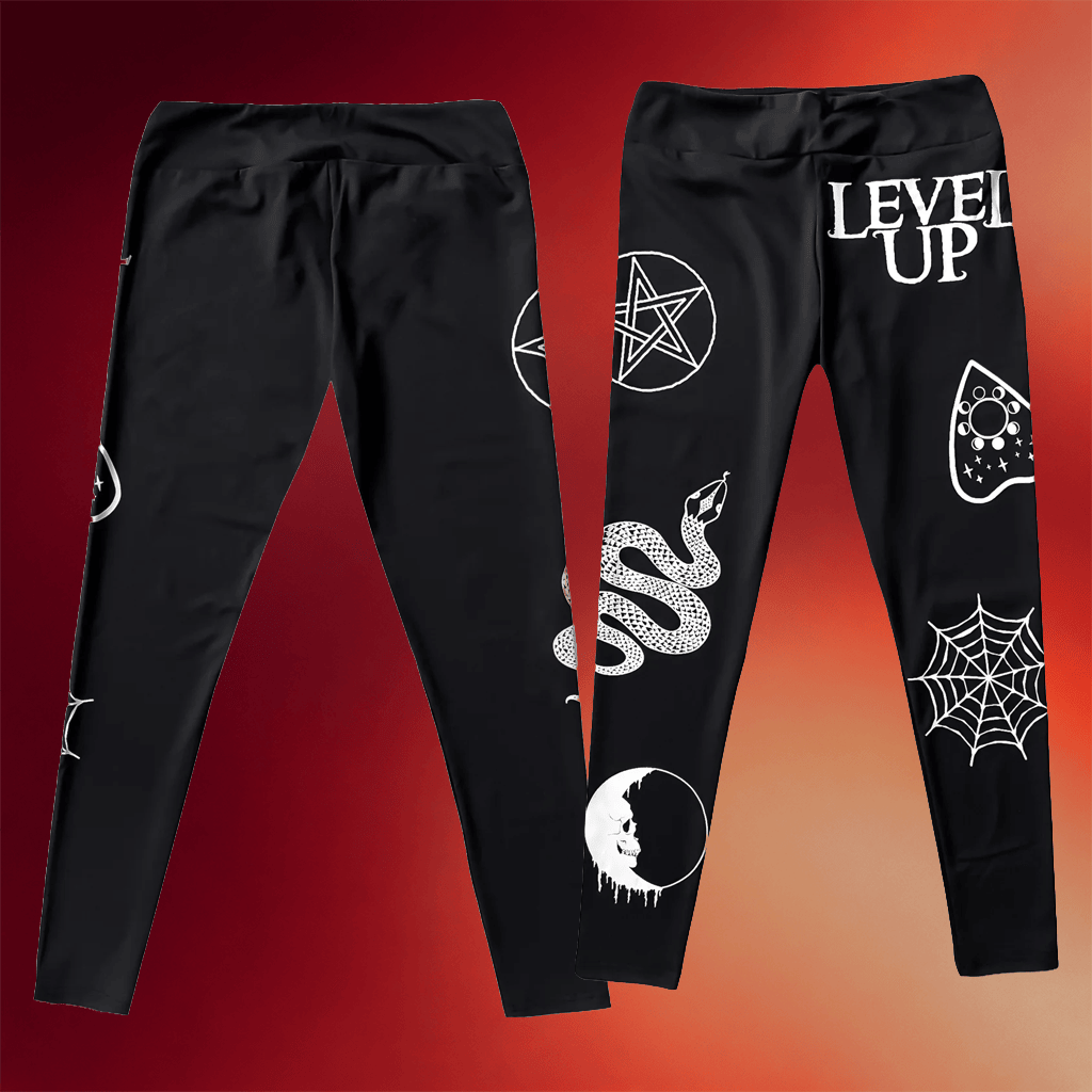 Level Up Merch Level Up Leggings Best Birthday Gift For Girlfriend - Merchluma