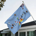 Pixar Animation Studios 40th Anniversary Flag 1986 2026 Movie Characters Flag Pixar Merch Fan Gift - Merchluma