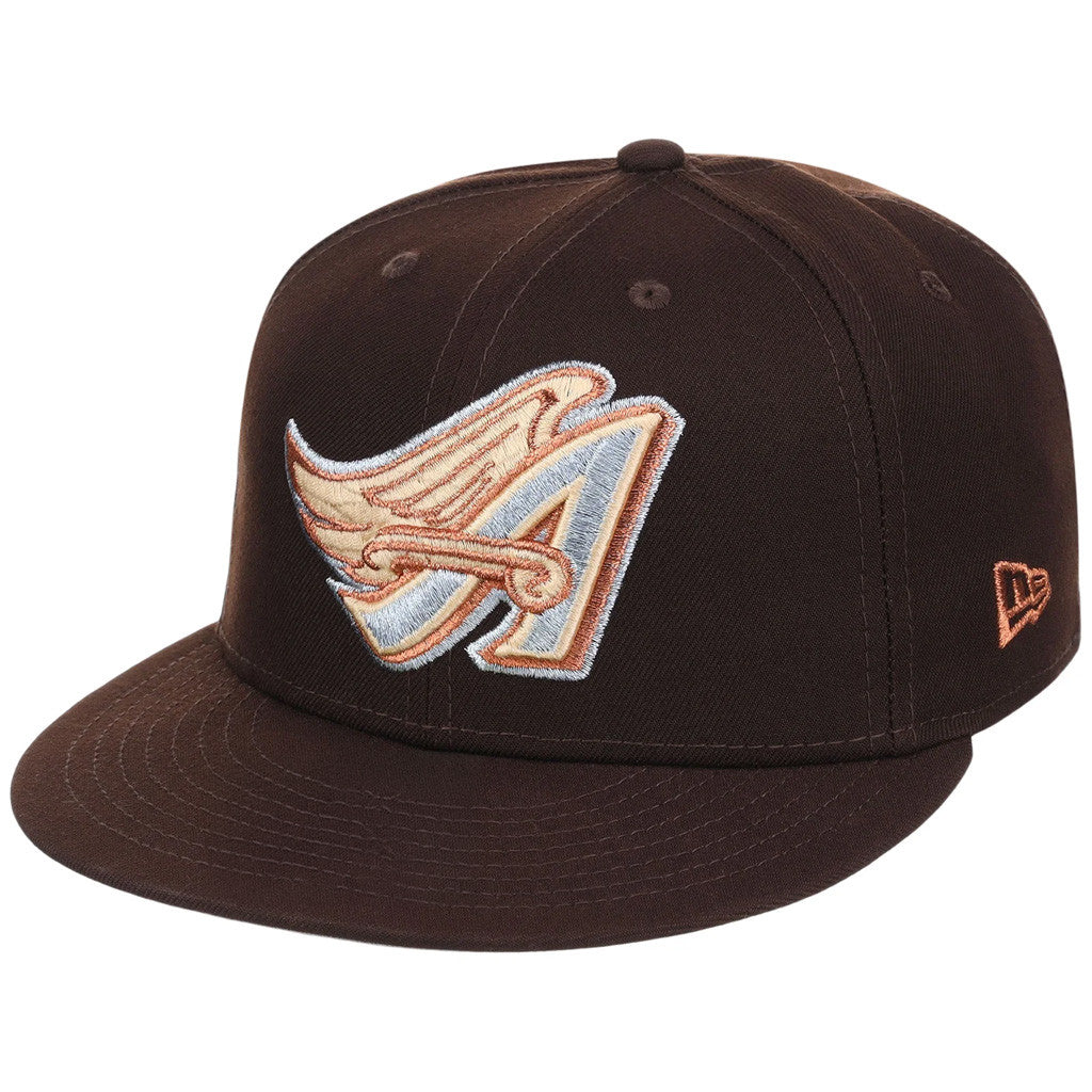 Lids Hat Drop Frosted Bark Merch Anaheim Angels Snapback Hat Gifts For Baseball Lovers - Merchluma