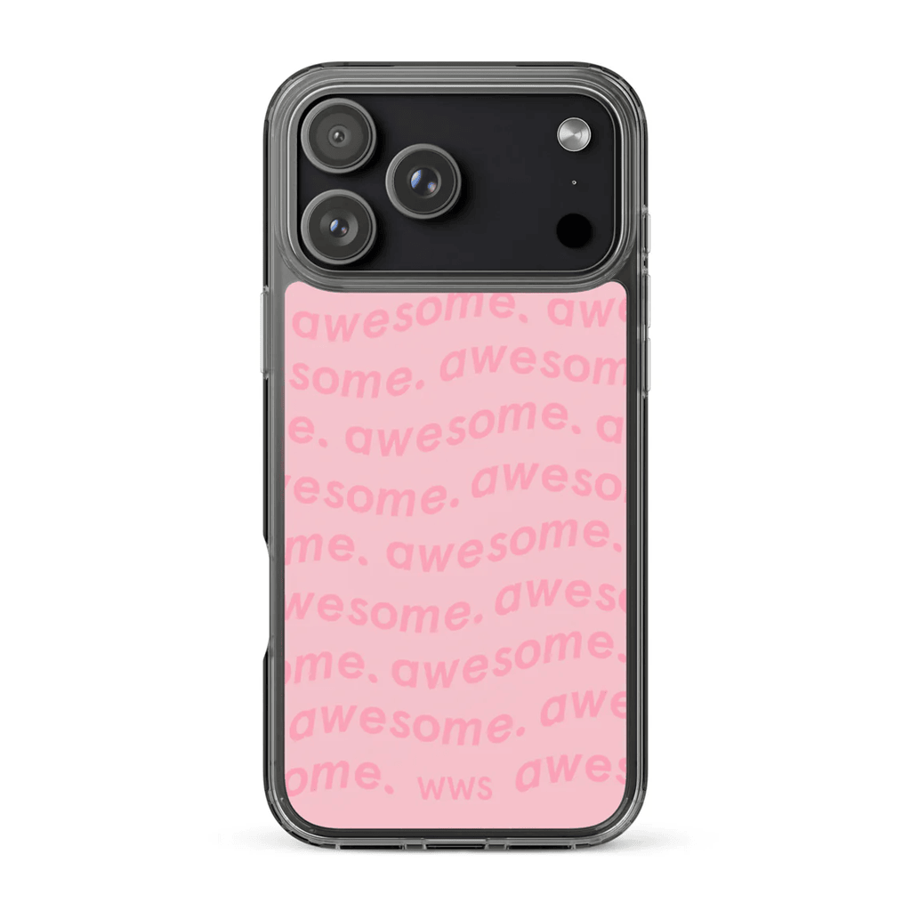 What We Said Merch 2026 Pink Awesome Phone Case What We Said Podcast Merch Gifts For Her - Merchluma