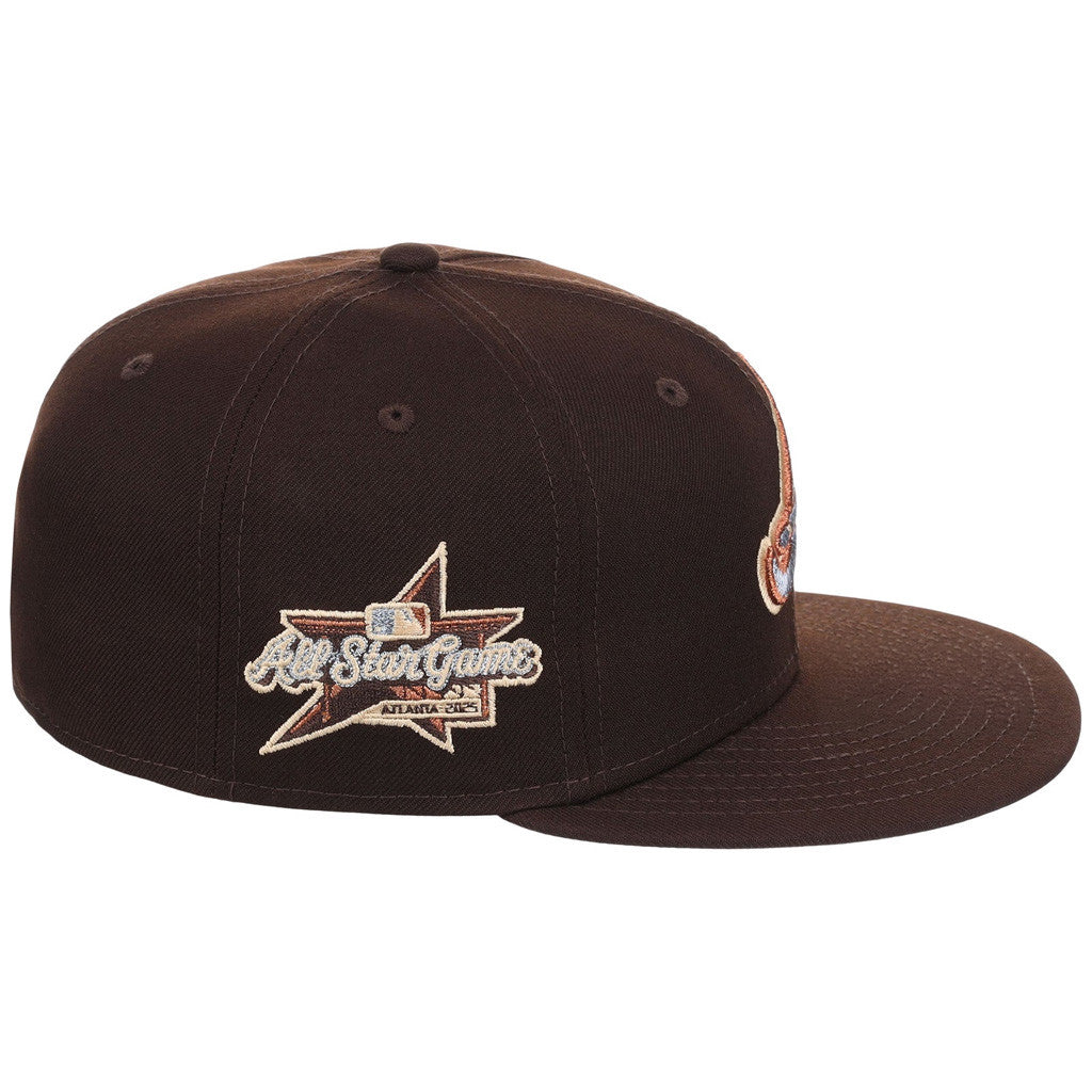 Lids Hat Drop Frosted Bark Merch Atlanta Braves Snapback Hat Baseball Fan Cap Best Gifts - Merchluma