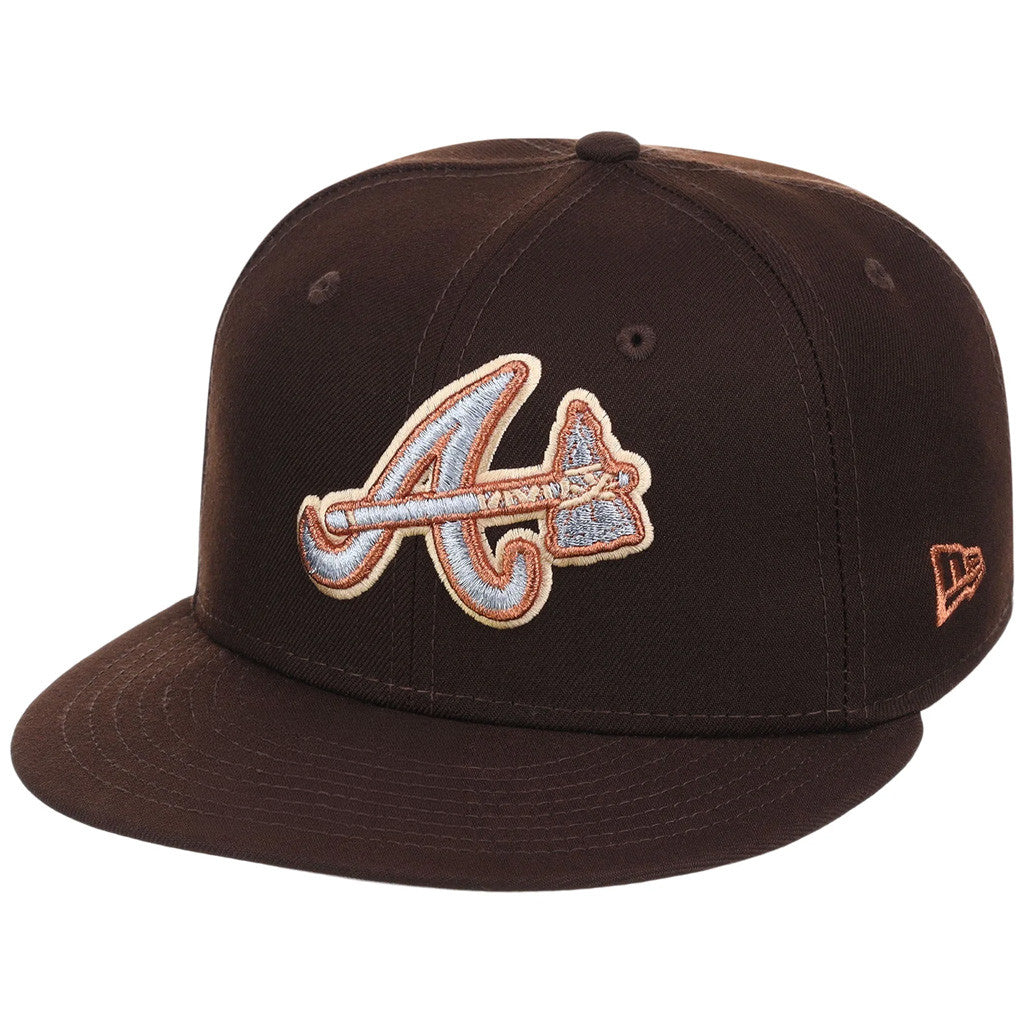 Lids Hat Drop Frosted Bark Merch Atlanta Braves Snapback Hat Baseball Fan Cap Best Gifts - Merchluma