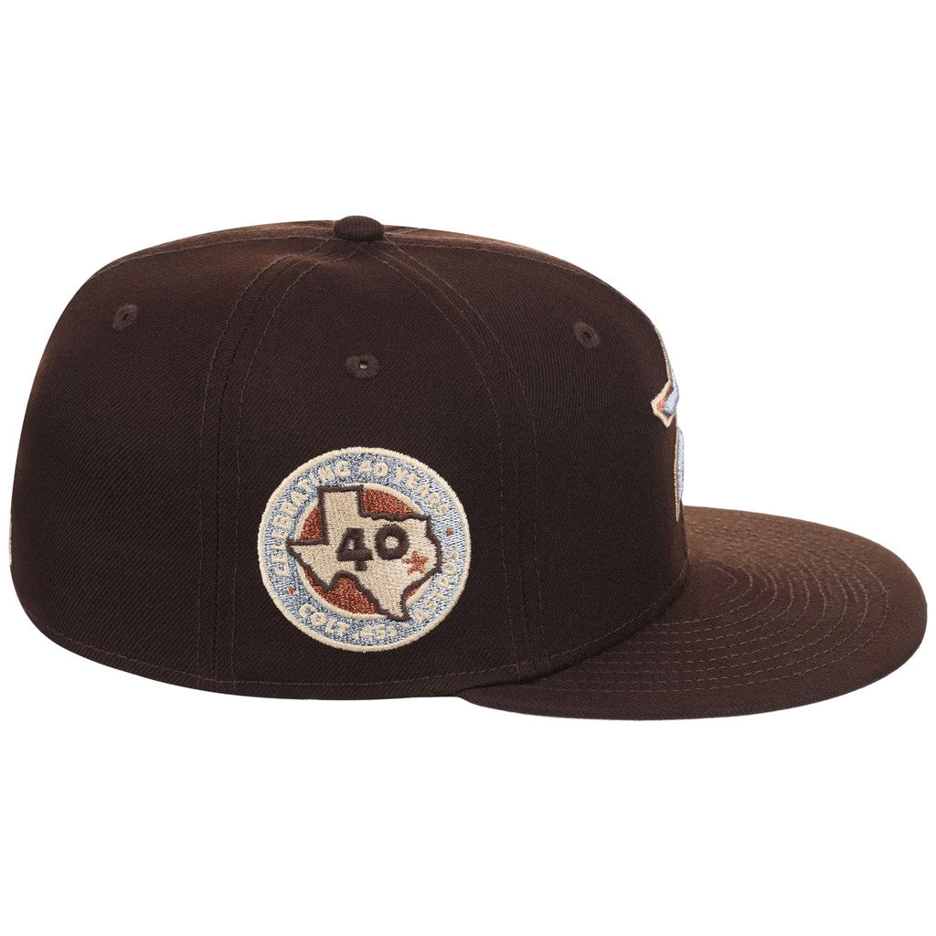 Lids Hat Drop Frosted Bark Merch Houston Astros Snapback Hat Baseball Fan Gear Astros Merch - Merchluma