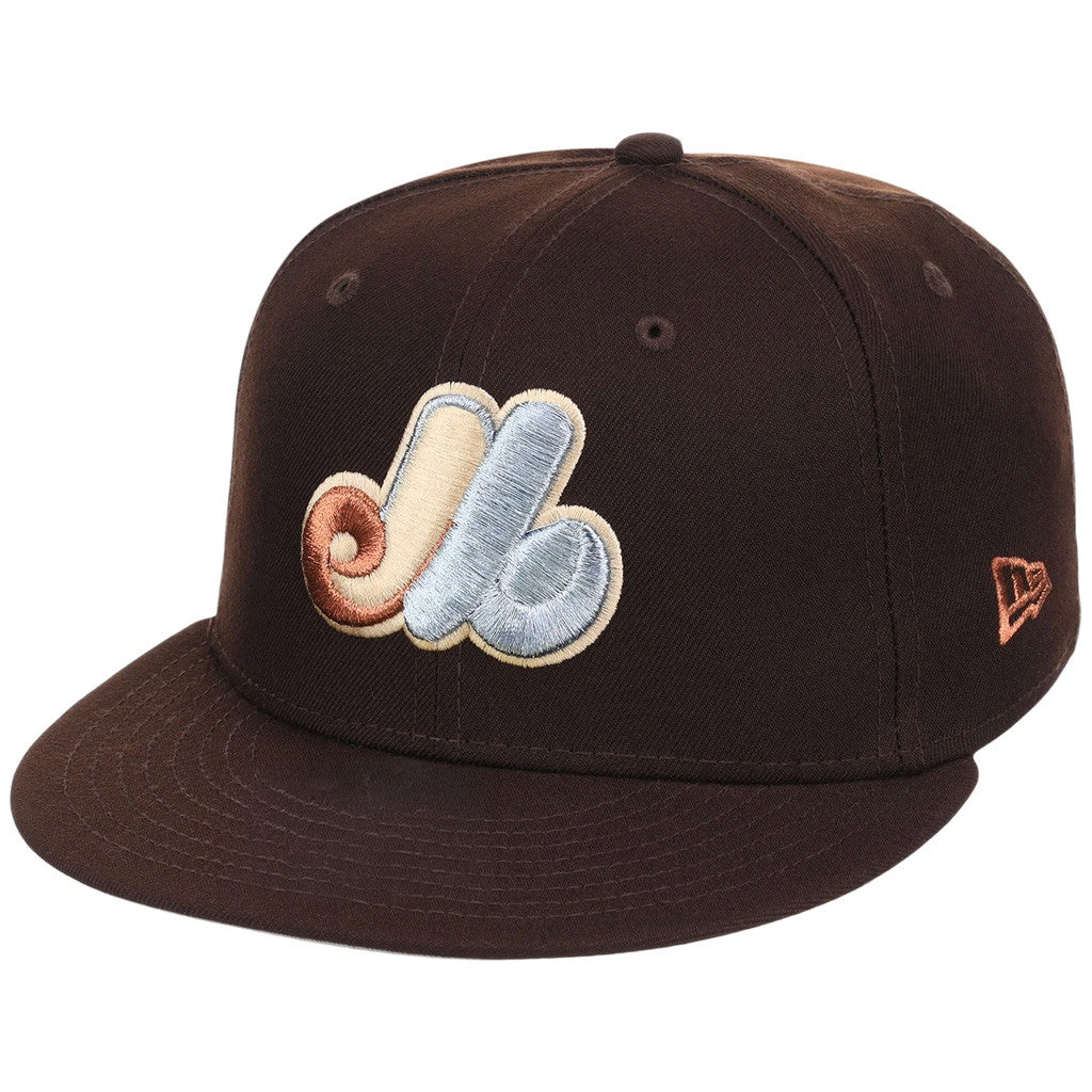 Lids Hat Drop Frosted Bark Merch Montreal Expos Snapback Hat Embroidered Gift For Baseball Fans - Merchluma