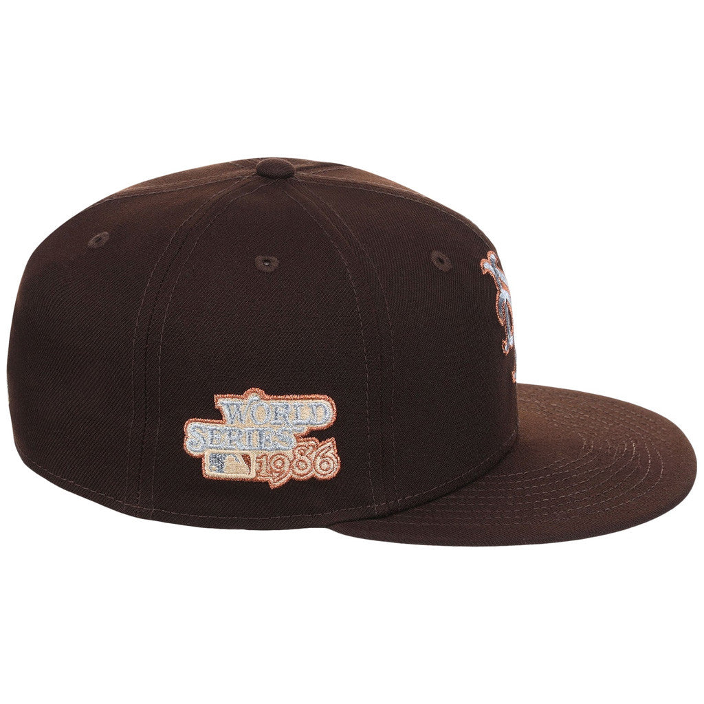 Lids Hat Drop Frosted Bark Merch New York Mets Snapback Hat Embroidered Gift For Baseball Fans - Merchluma