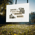 Earth To Eve Merch 2026 Knowledge Is A Threat Yard Sign Garden Decor Gifts For Fans - Merchluma