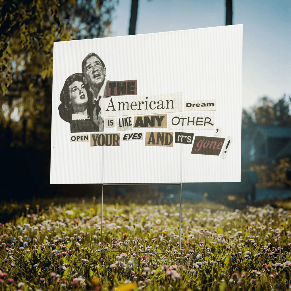 Earth To Eve Merch 2026 The American Nightmare Yard Sign Garden Decor Gifts Ideas - Merchluma