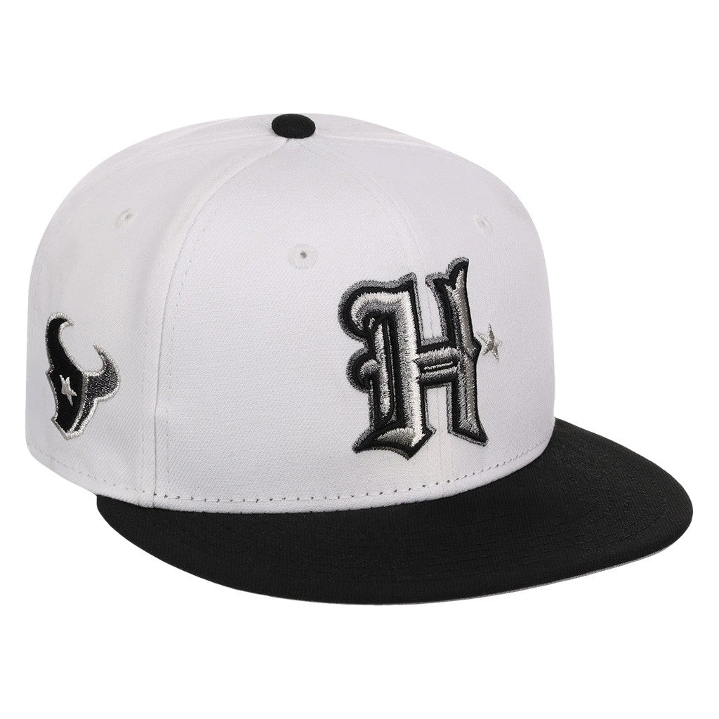 Lids Hat Drop Houston Crown The City Merch Houston Texans H Star Snapback Hat Football Fan Gear - Merchluma