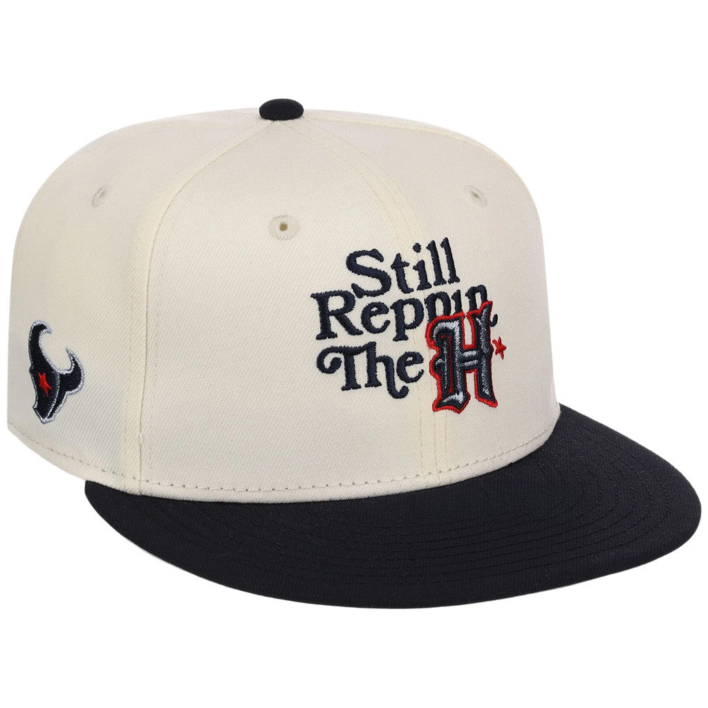 Lids Hat Drop Houston Crown The City Merch Houston Texans Still Reppin The H Snapback Hat - Merchluma