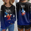 D23 2026 Ultimate Fan Event Sweatshirt Sorcerer Mickey Mouse Fantasia Crewneck D23 Merch - Merchluma