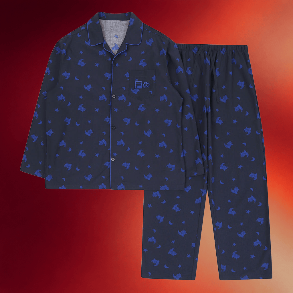 Cookie Run Merch CookieRun x FILA Moonlight Cookie Pajama Sets Gifts For Him Her - Merchluma