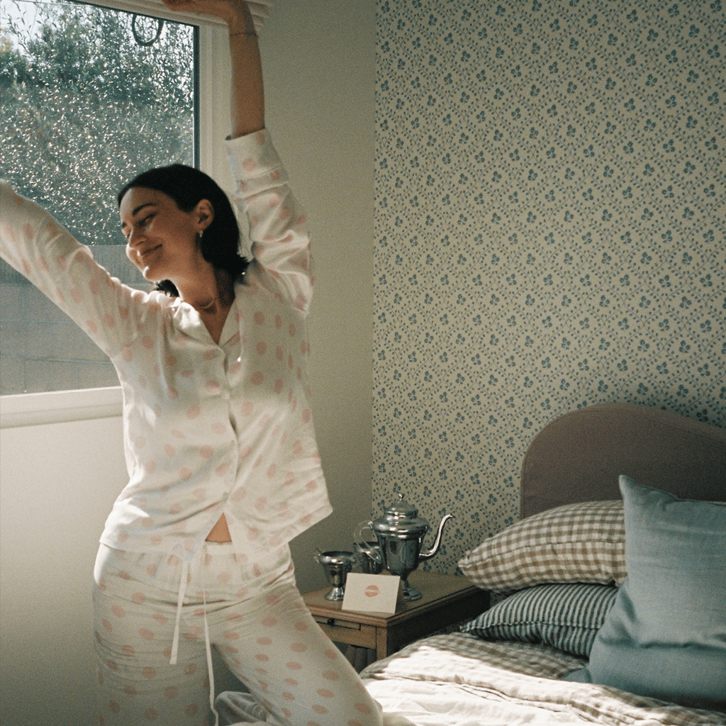 What We Said Merch 2026 In The Clouds Pajamas Set Birthday Ideas For Girlfriend - Merchluma