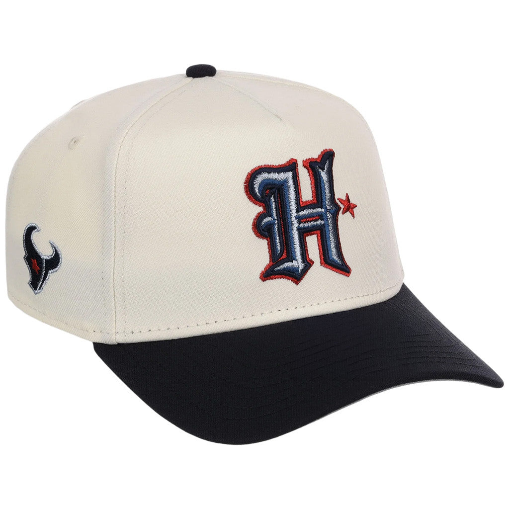 Lids Hat Drop Houston Crown The City Merch Houston Texans H Embroidered Hat Football Fan Gear - Merchluma