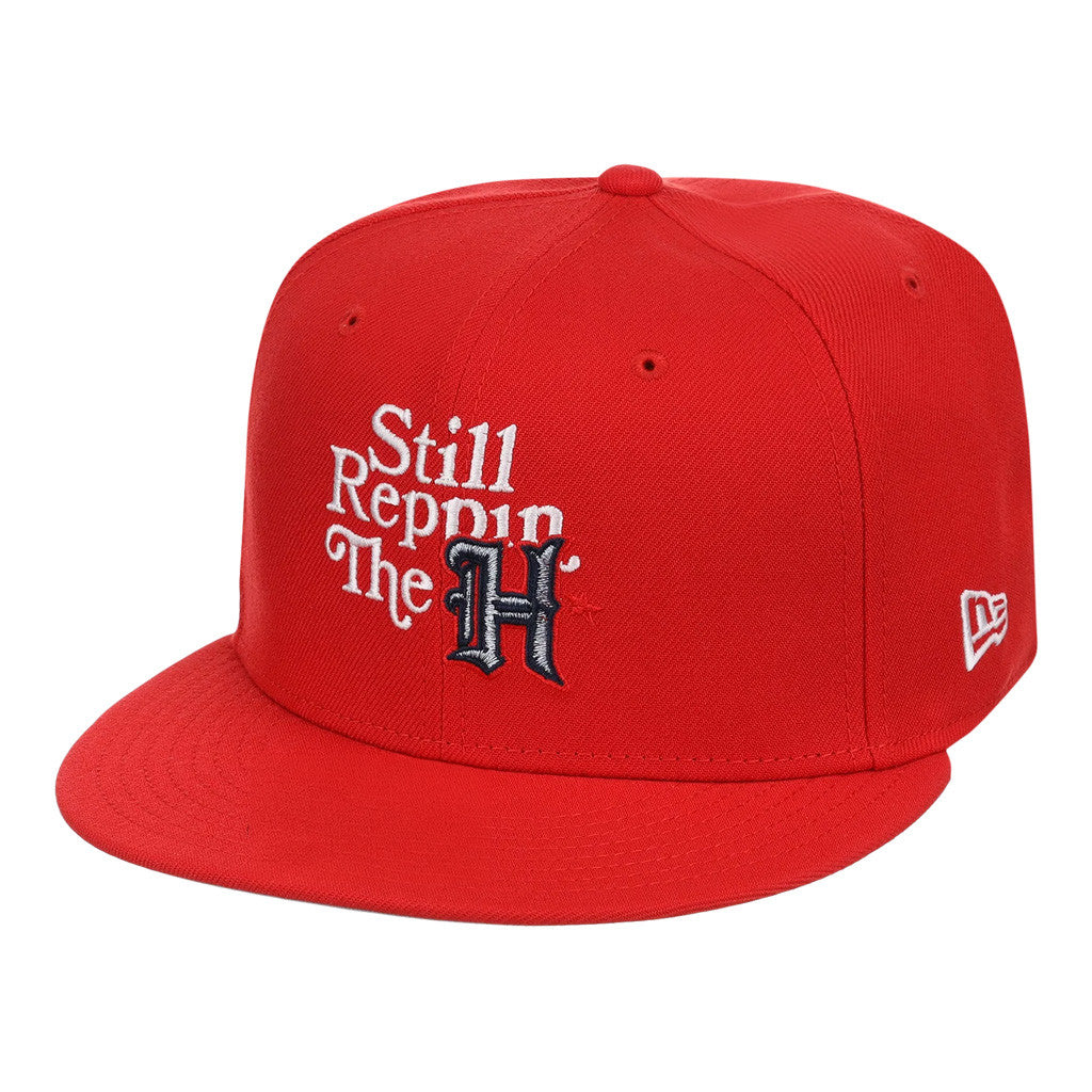 Lids Hat Drop Houston Crown The City Merch Houston Texans Still Reppin The H Snapback Hat Red - Merchluma