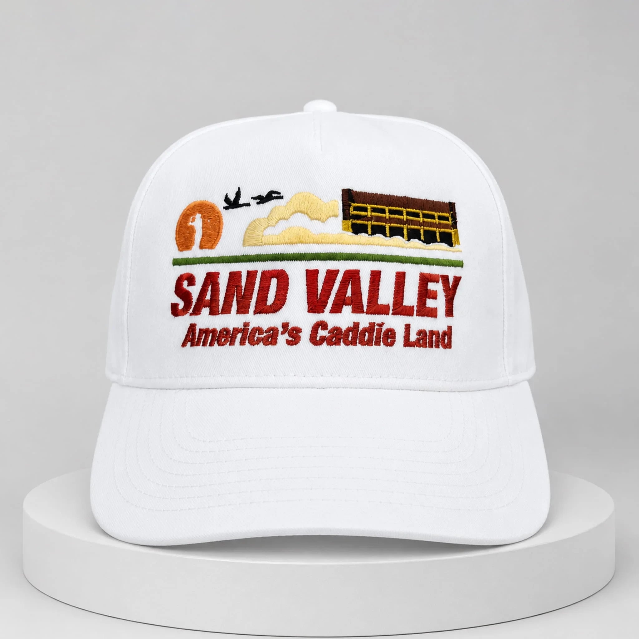 Sand Valley America's Caddie Land Hat Embroidered Golf Merch Gifts For Golfers - Merchluma