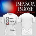 Benson Boone Merch 2026 Benson Boone American Heart Tour T-Shirt Music Concert Outfits - Merchluma