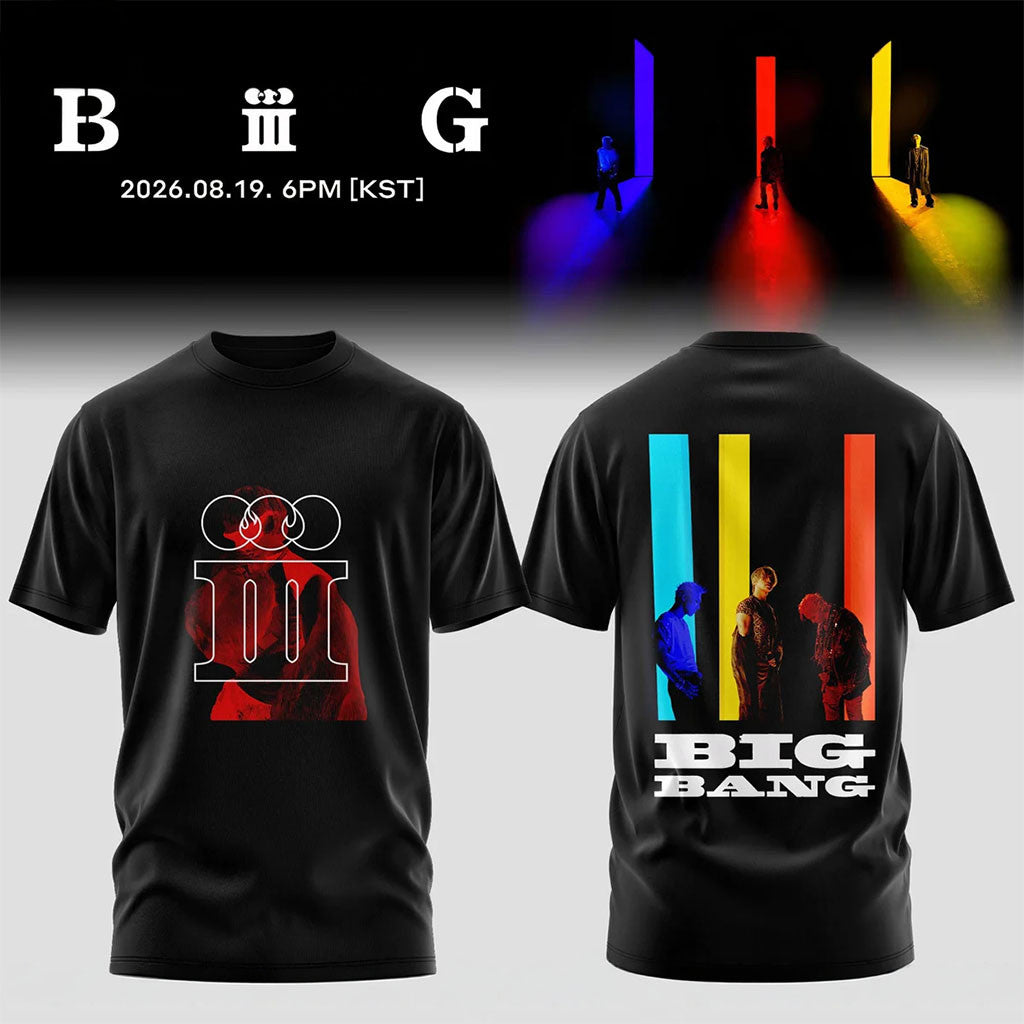 BigBang Merch BigBang 20th Anniversary World Tour 26 27 T-Shirt Kpop Gear Gift For Music Fans - Merchluma
